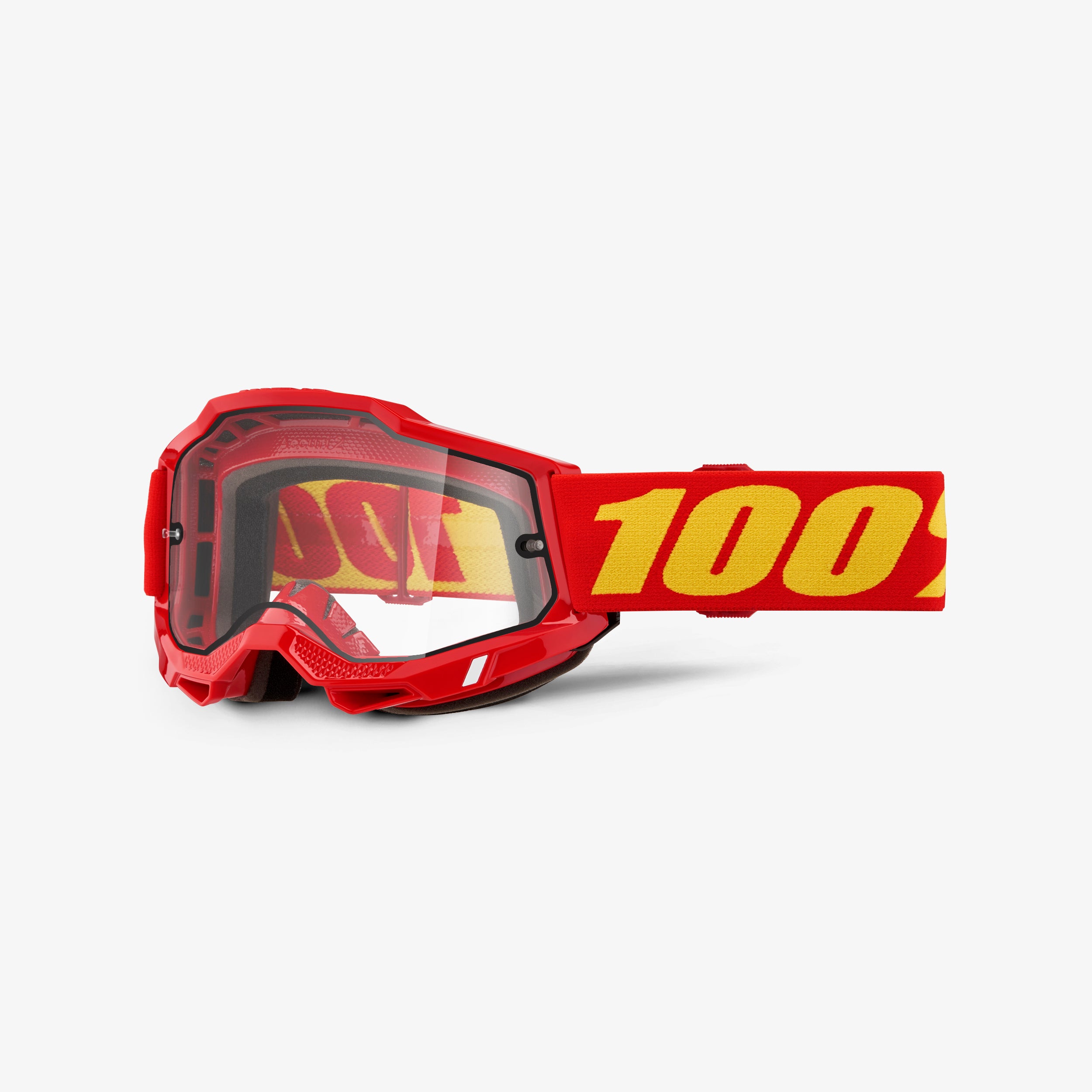 ACCURI 2 ENDURO MOTO Goggle Red - Clear Lens