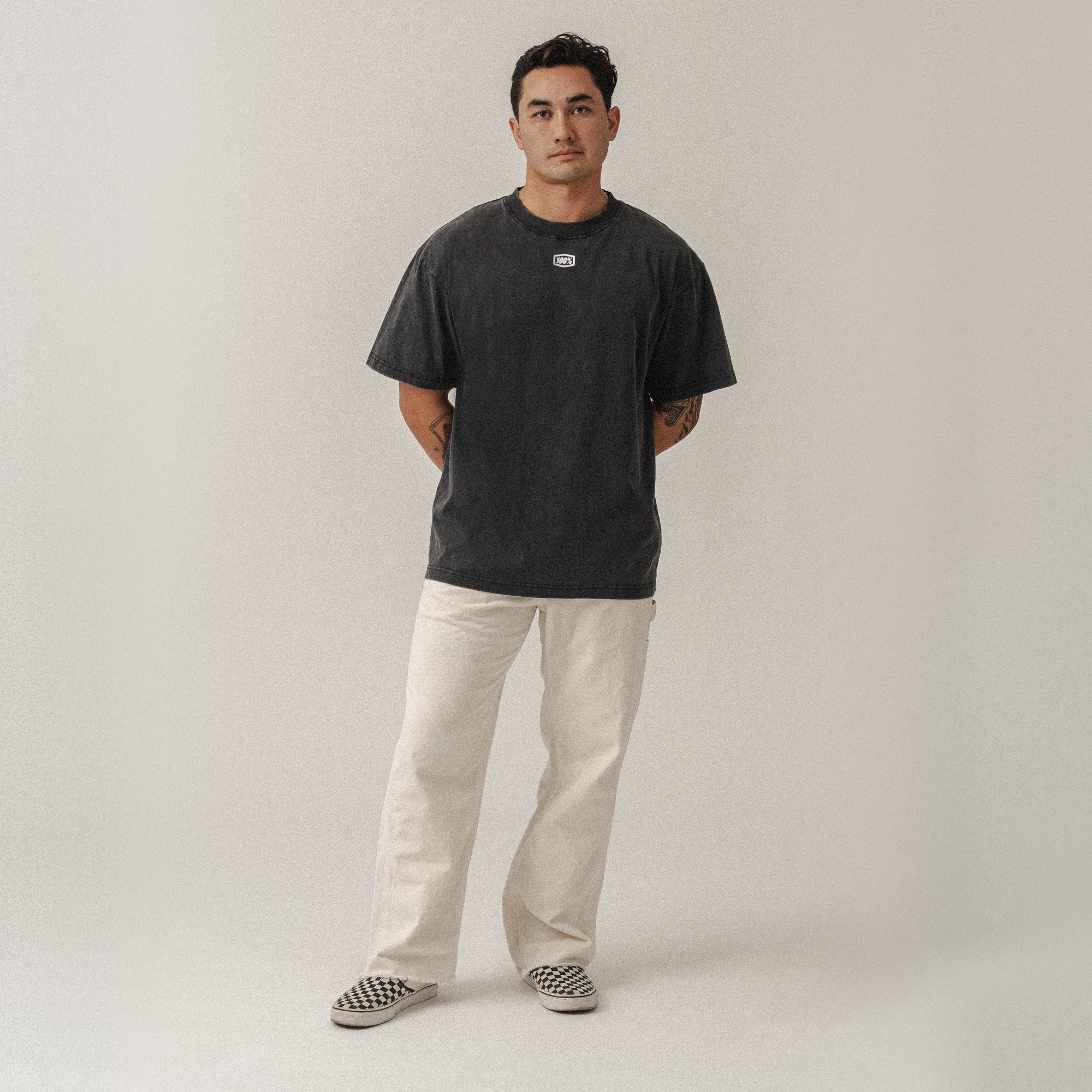 REGION Short Sleeve Oversized Tee Vintage Black - Secondary