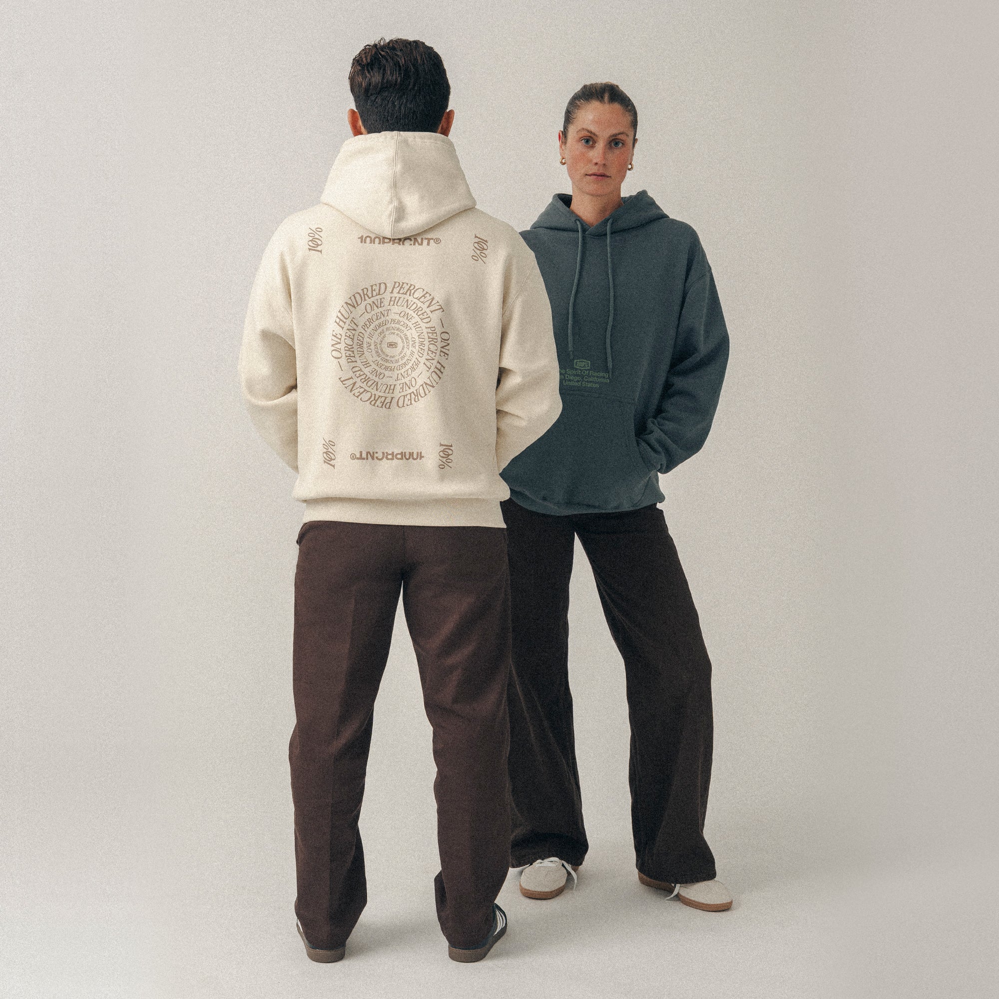 VORTEX Pullover Hoodie Fleece Bone