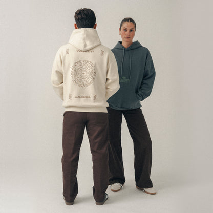 VORTEX Pullover Hoodie Fleece Bone