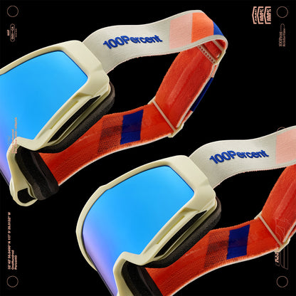 OKAN HiPER Goggle Nation - Mirror Blue Flash Lens