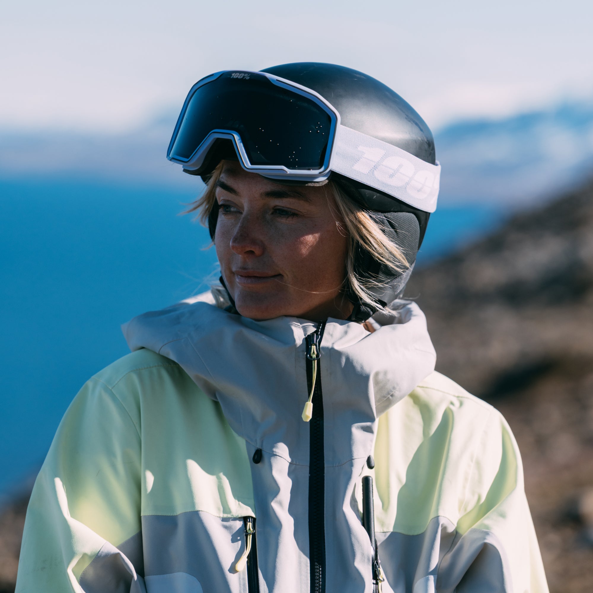 VALNOR Goggle Powder Blue Dark Smoke Lens - Secondary