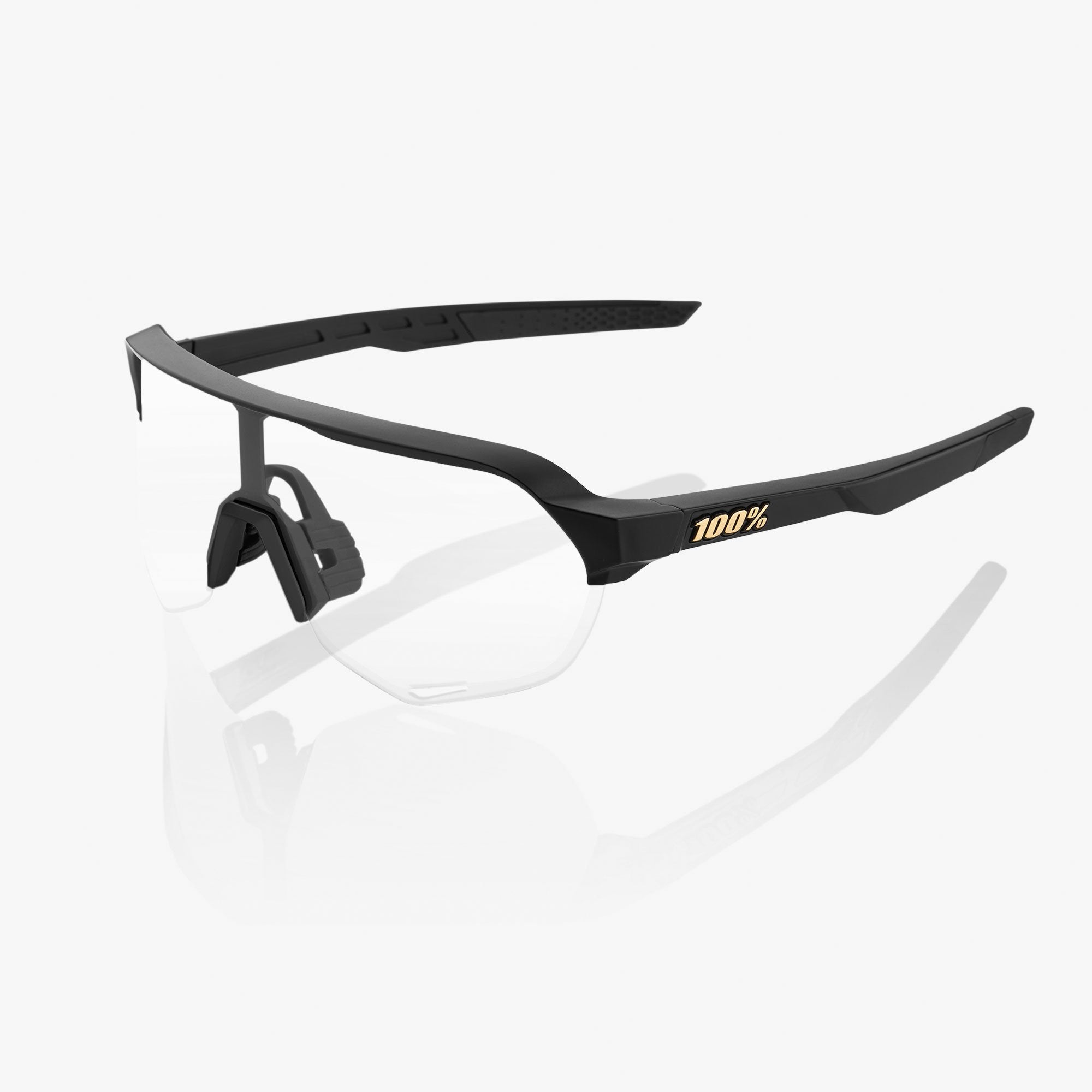 S2® - Matte Black - Soft Gold Mirror Lens