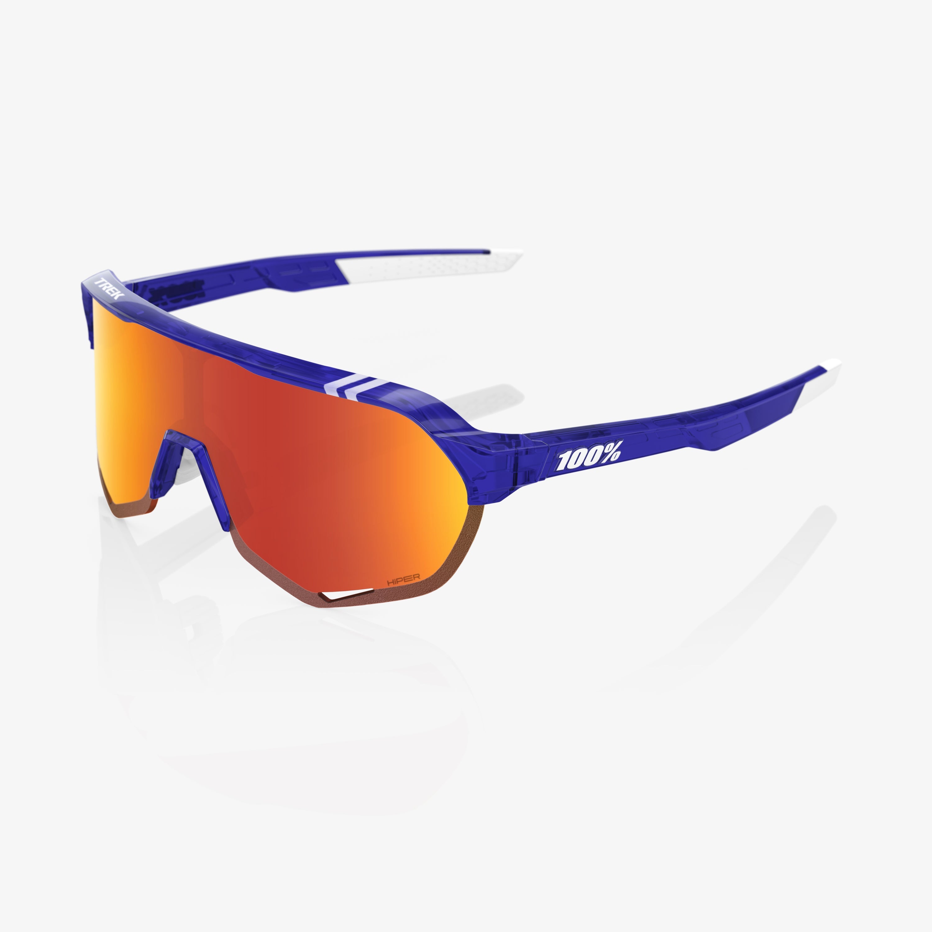 S2® Trek Team Edition Polished Translucent Blue - HiPER® Red Multilayer Mirror Lens