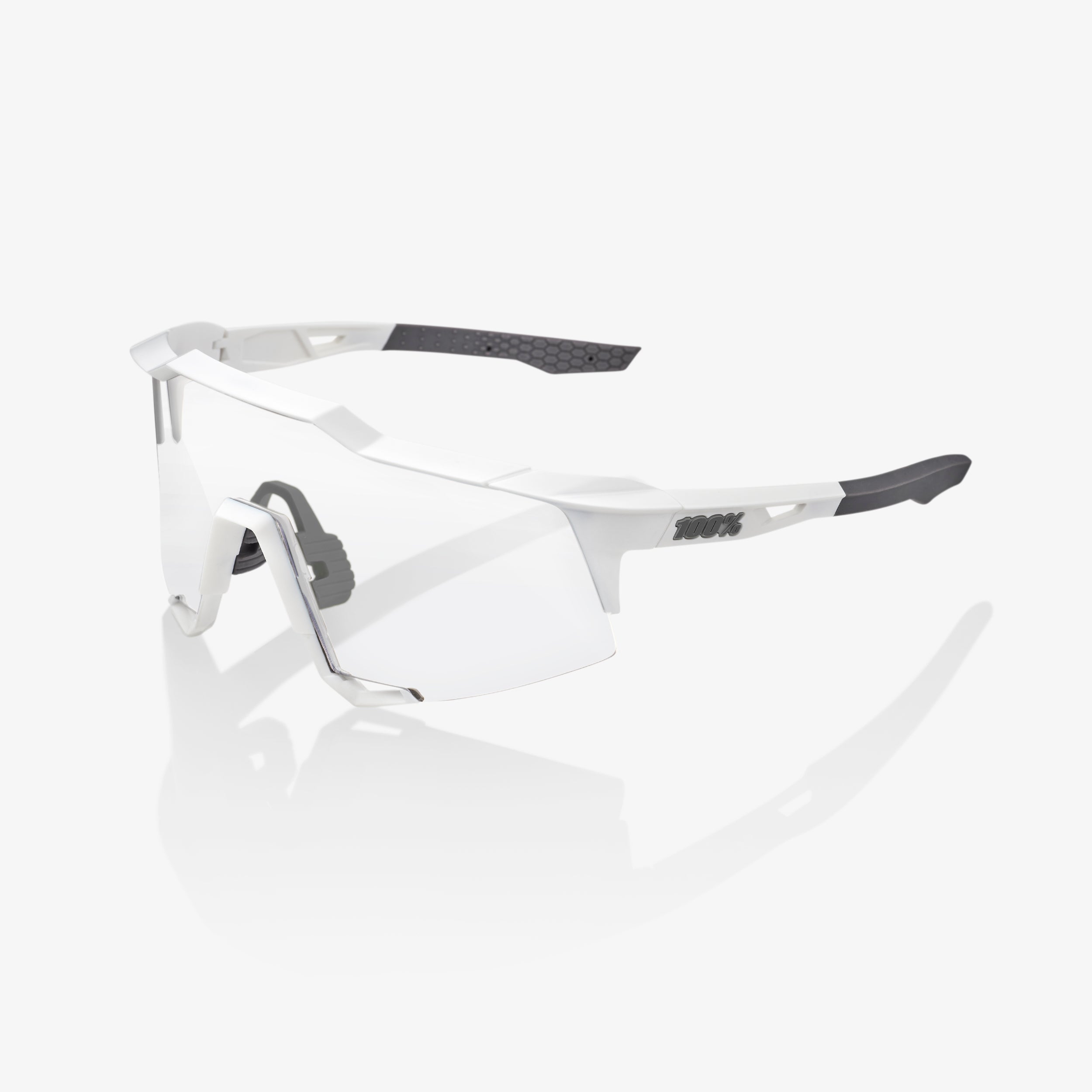 SPEEDCRAFT® - Matte White - HiPER® Silver Mirror Lens