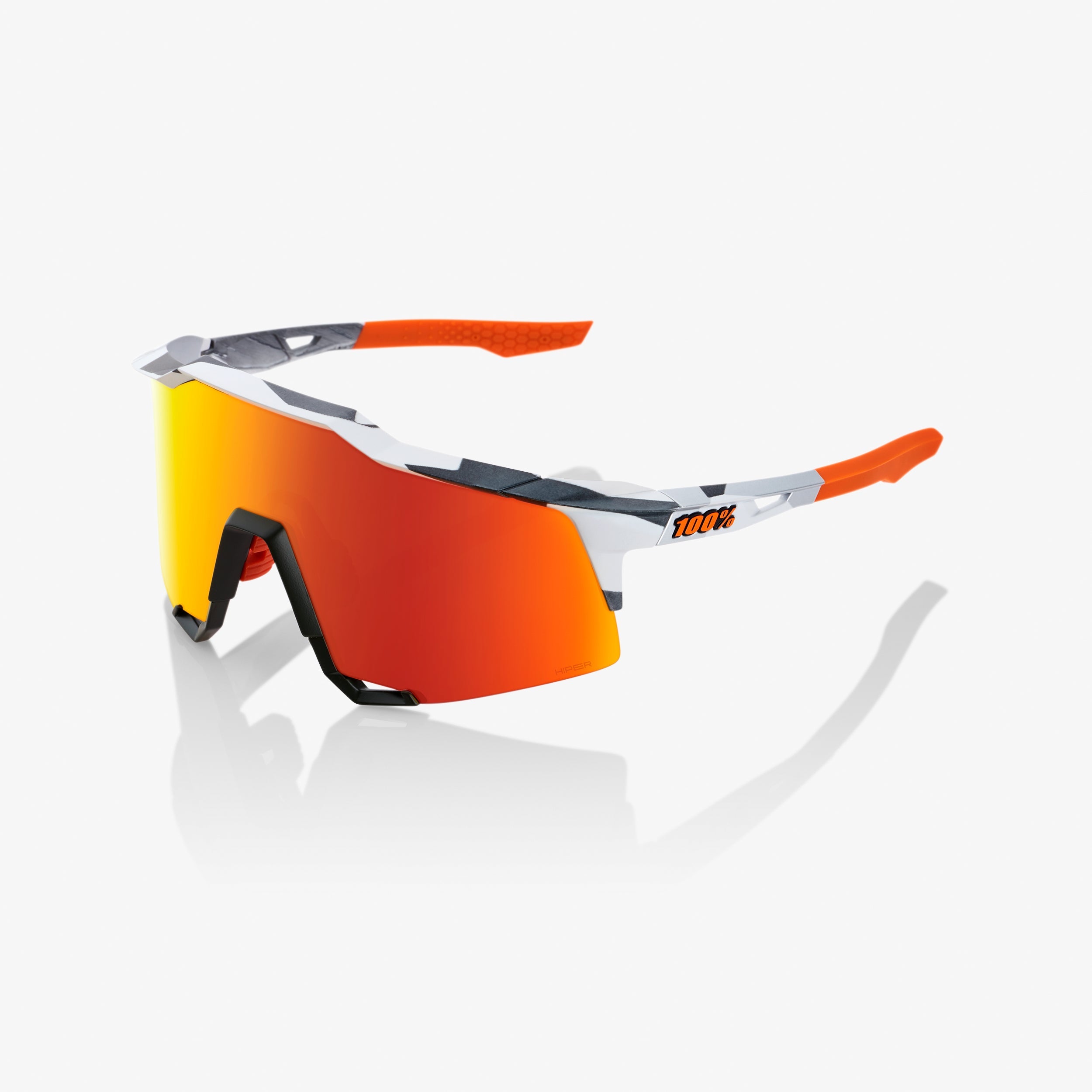 SPEEDCRAFT® - Soft Tact Grey Camo - HiPER® Red Multilayer Mirror Lens