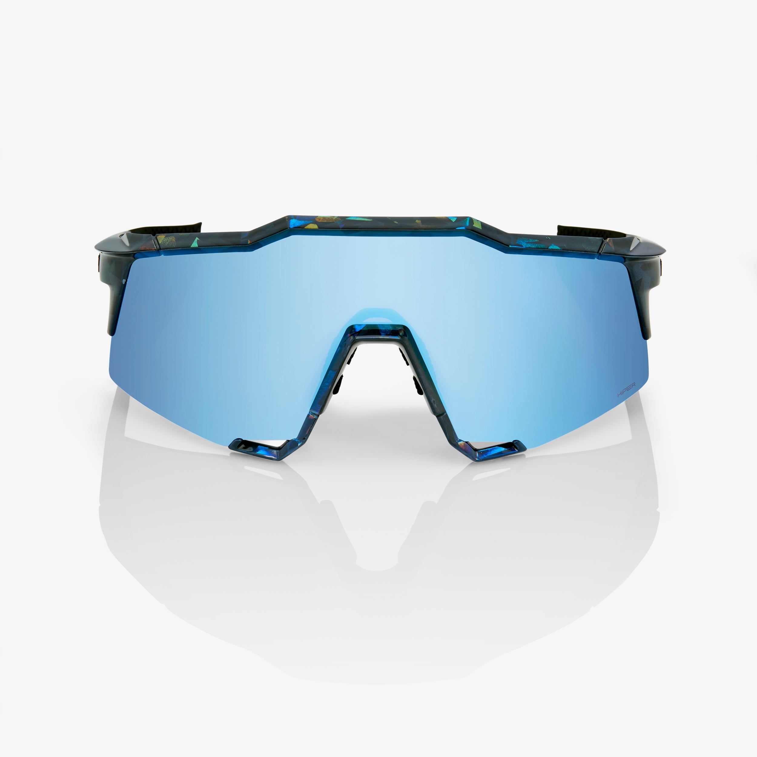 SPEEDCRAFT® - Black Holographic - HiPER Blue Multilayer Mirror Lens - Secondary