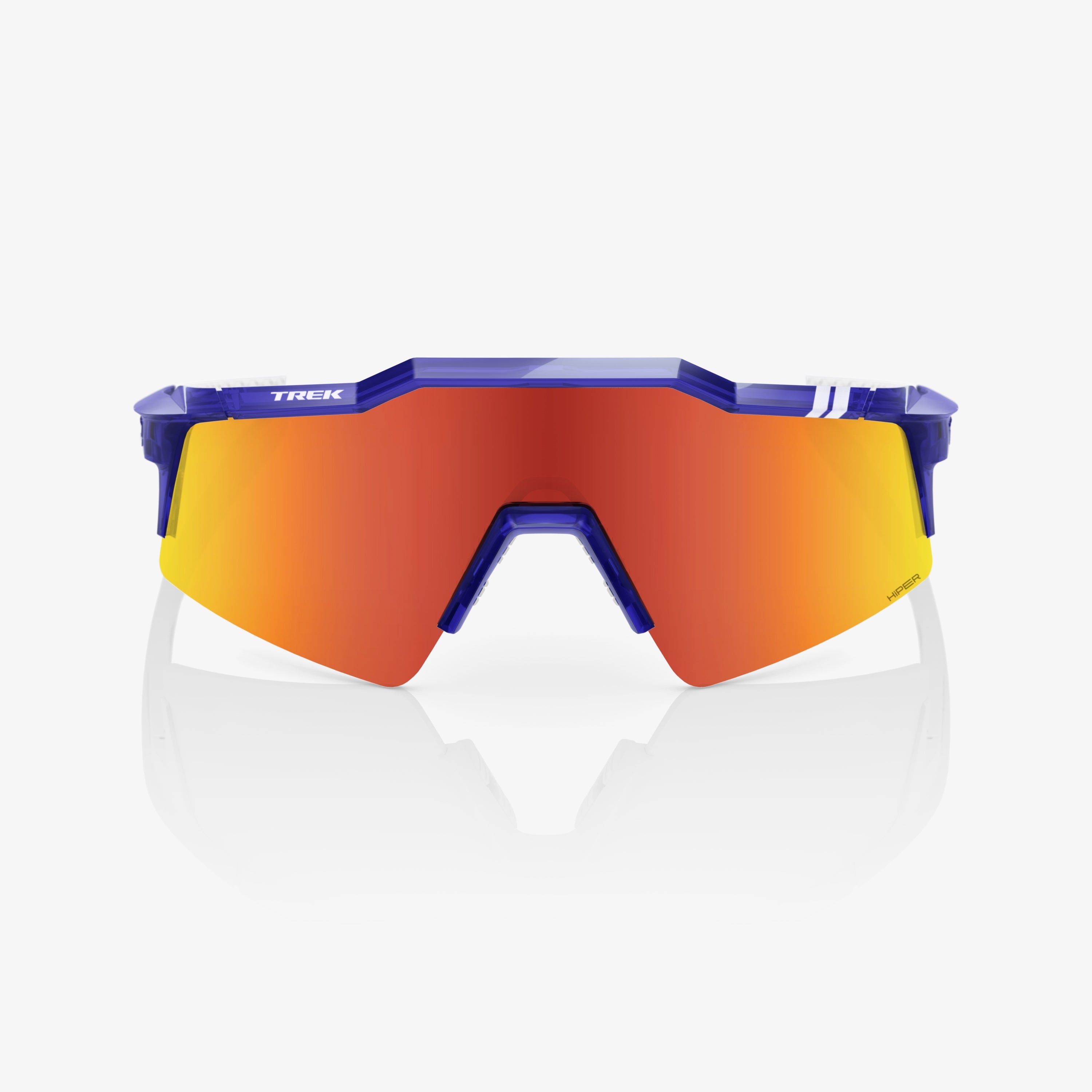 SPEEDCRAFT® SL Trek Team Edition Polished Translucent Blue - HiPER® Red Multilayer Mirror Lens - Secondary