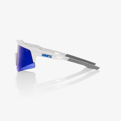 SPEEDCRAFT® XS - Matte White - Blue Multilayer Mirror Lens