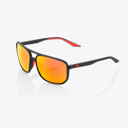 KONNOR - Soft Tact Black - HiPER Red Multilayer Mirror Lens