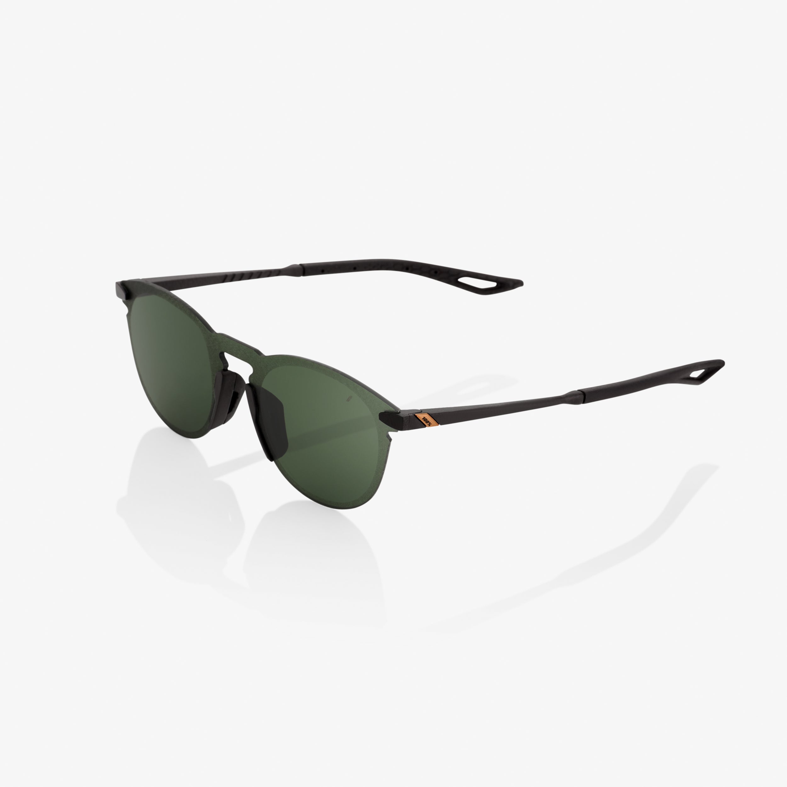 LEGERE ROUND - Matte Black - Grey Green Lens