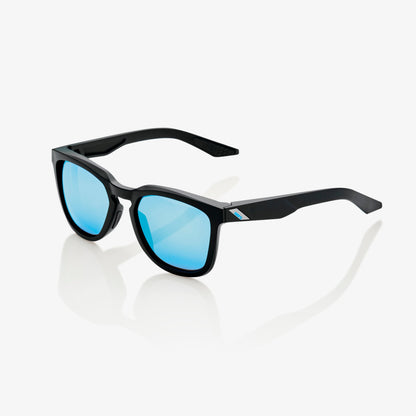 HUDSON - Matte Black - HiPER Blue Multilayer Mirror Lens