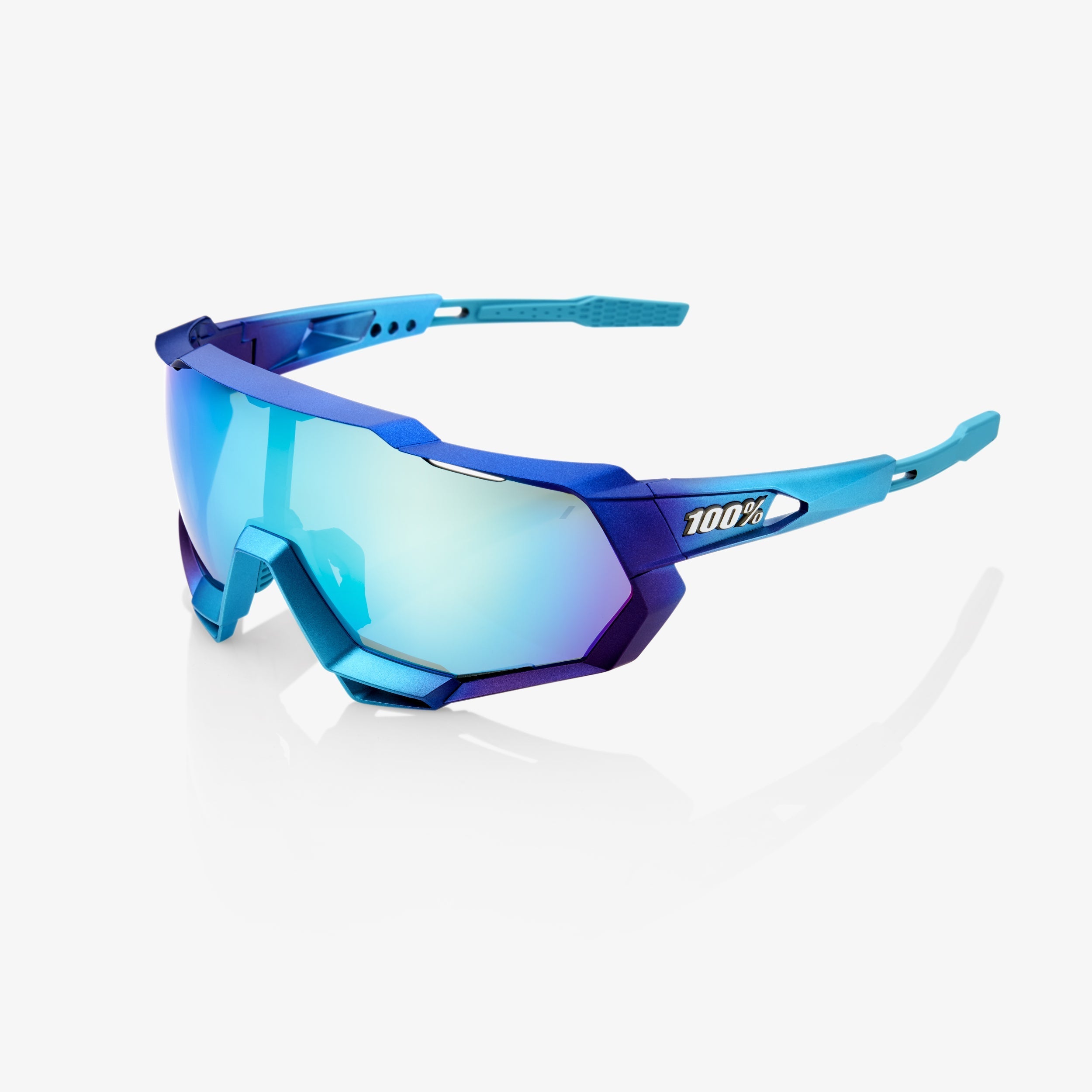 SPEEDTRAP - Matte Metallic Into the Fade - Blue Topaz Multilayer Mirror Lens - 1