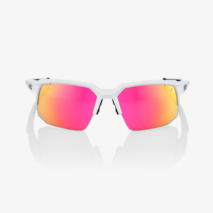 SPEEDCOUPE - Soft Tact Off White - Purple Multilayer Mirror Lens