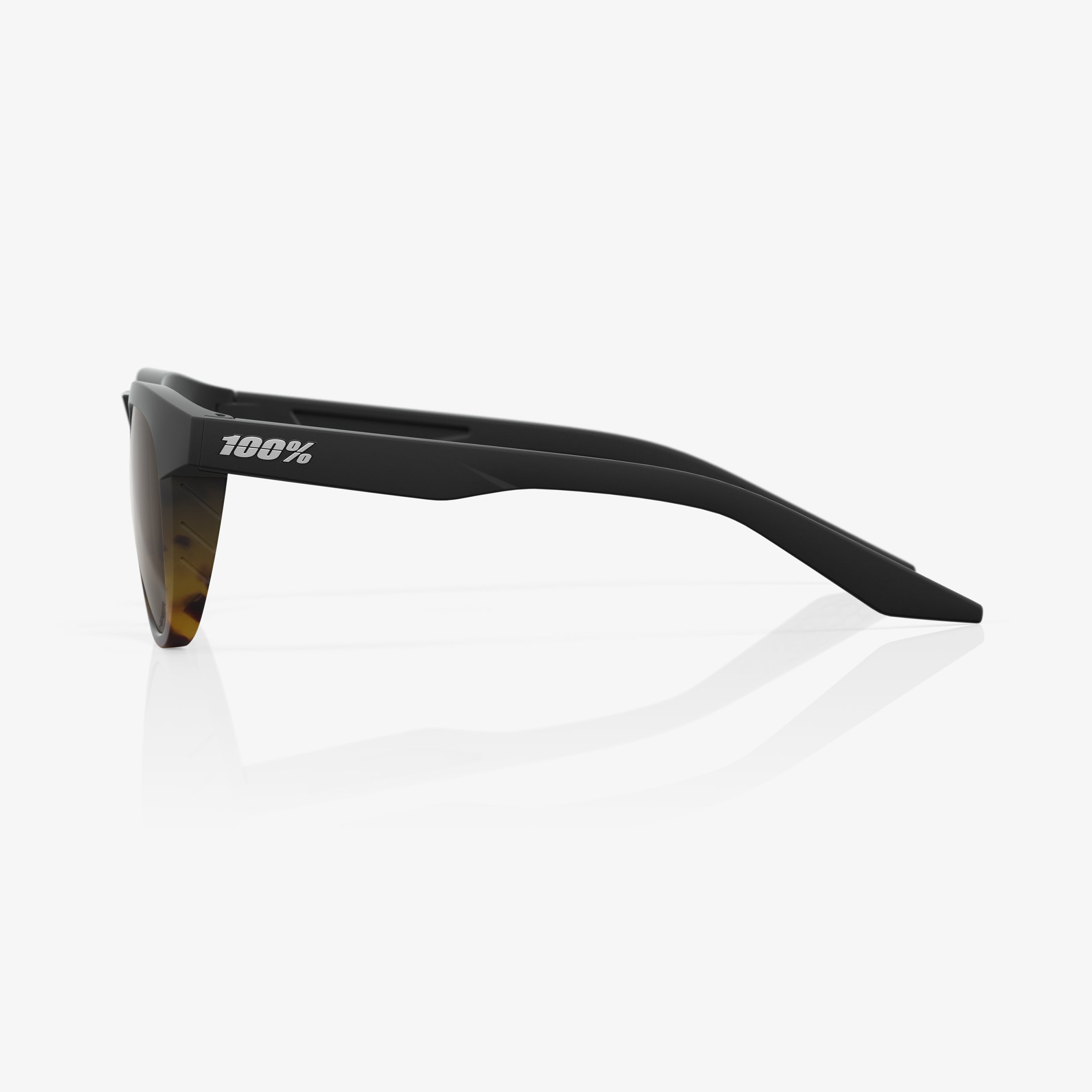 SLENT Soft Tact Black/Havana Fade - HiPER® Silver Mirror Lens