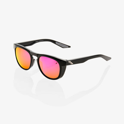 SLENT - Polished Black - Purple Multilayer Mirror Lens