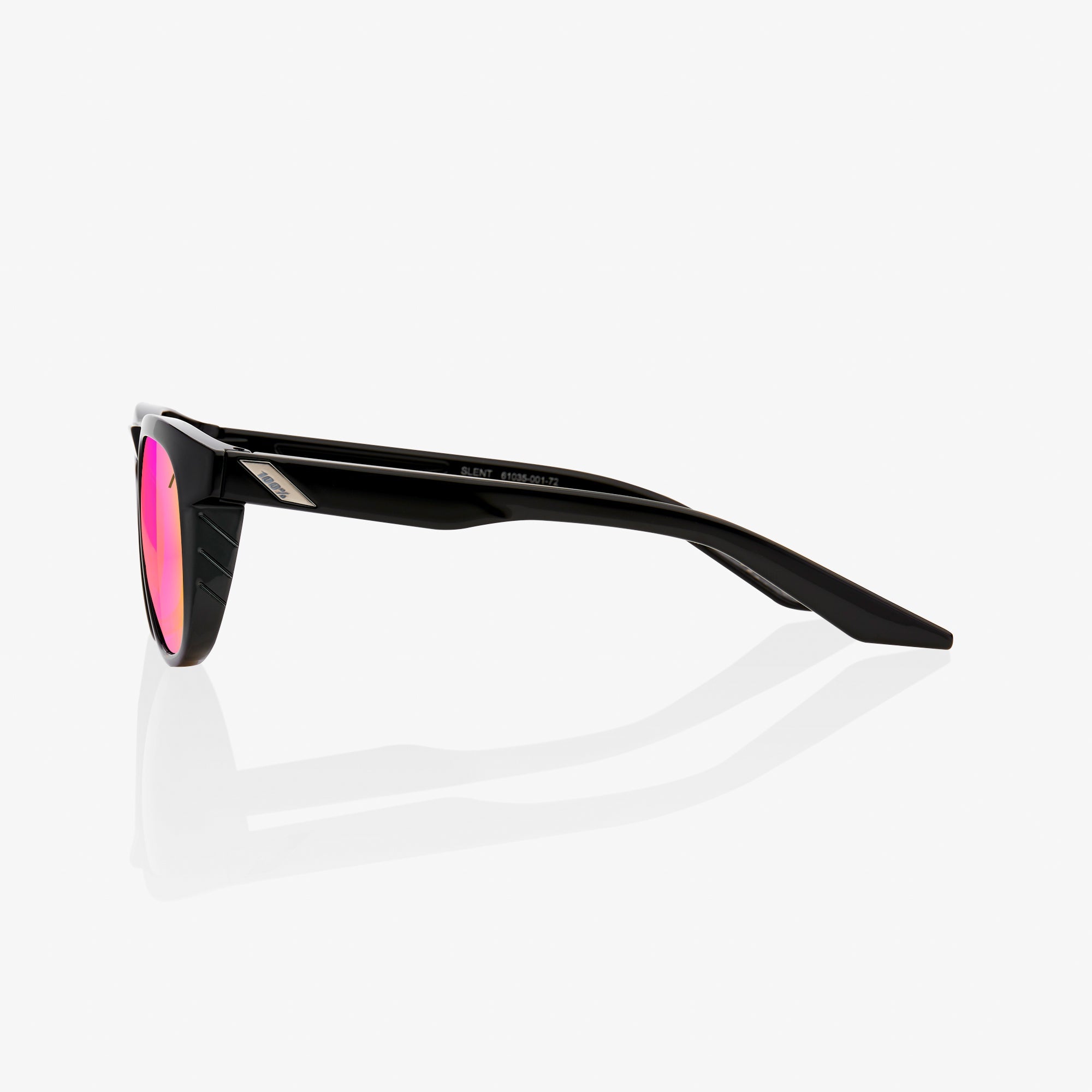 SLENT - Polished Black - Purple Multilayer Mirror Lens