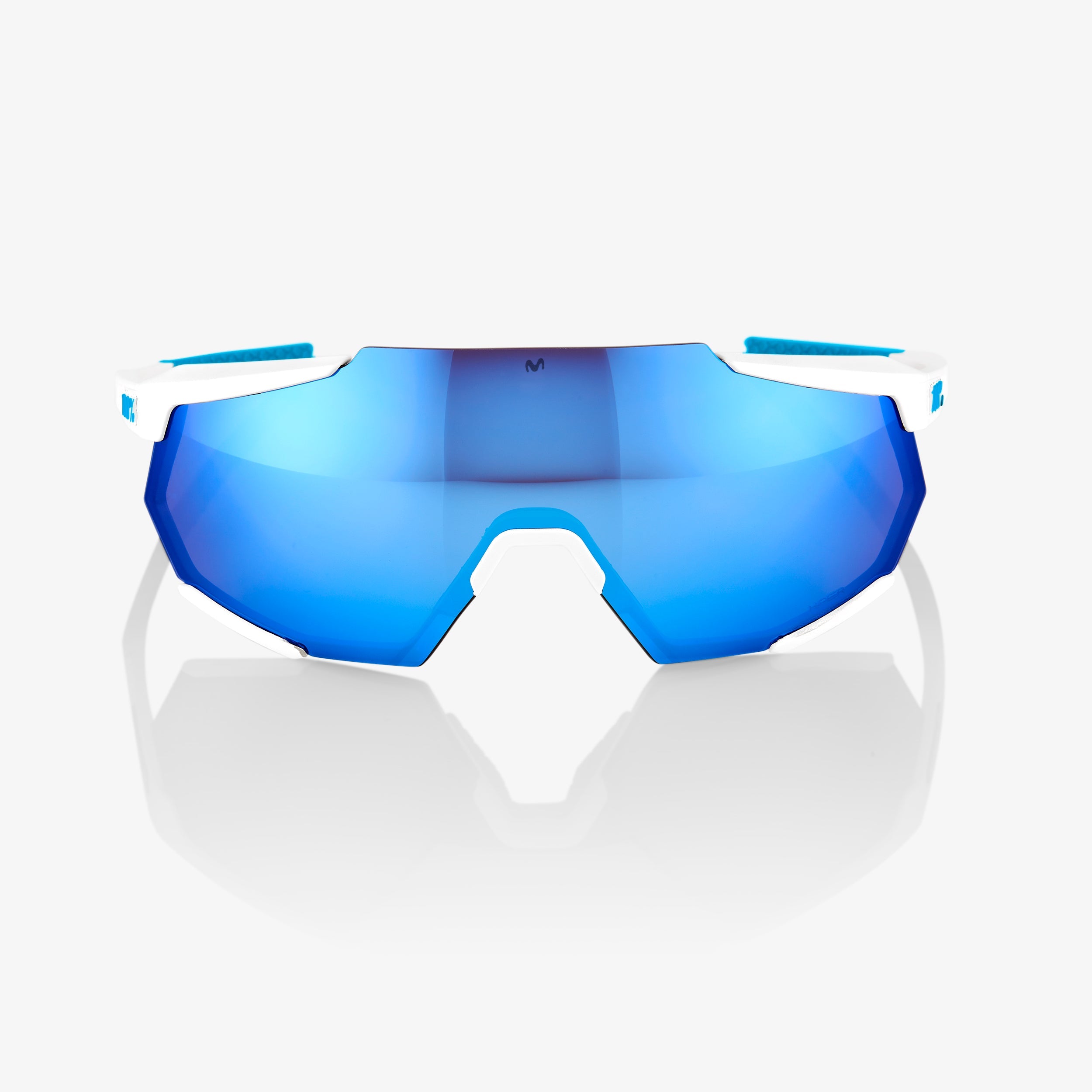 RACETRAP Movistar Team White HiPER Blue Multilayer Mirror Lens - Secondary