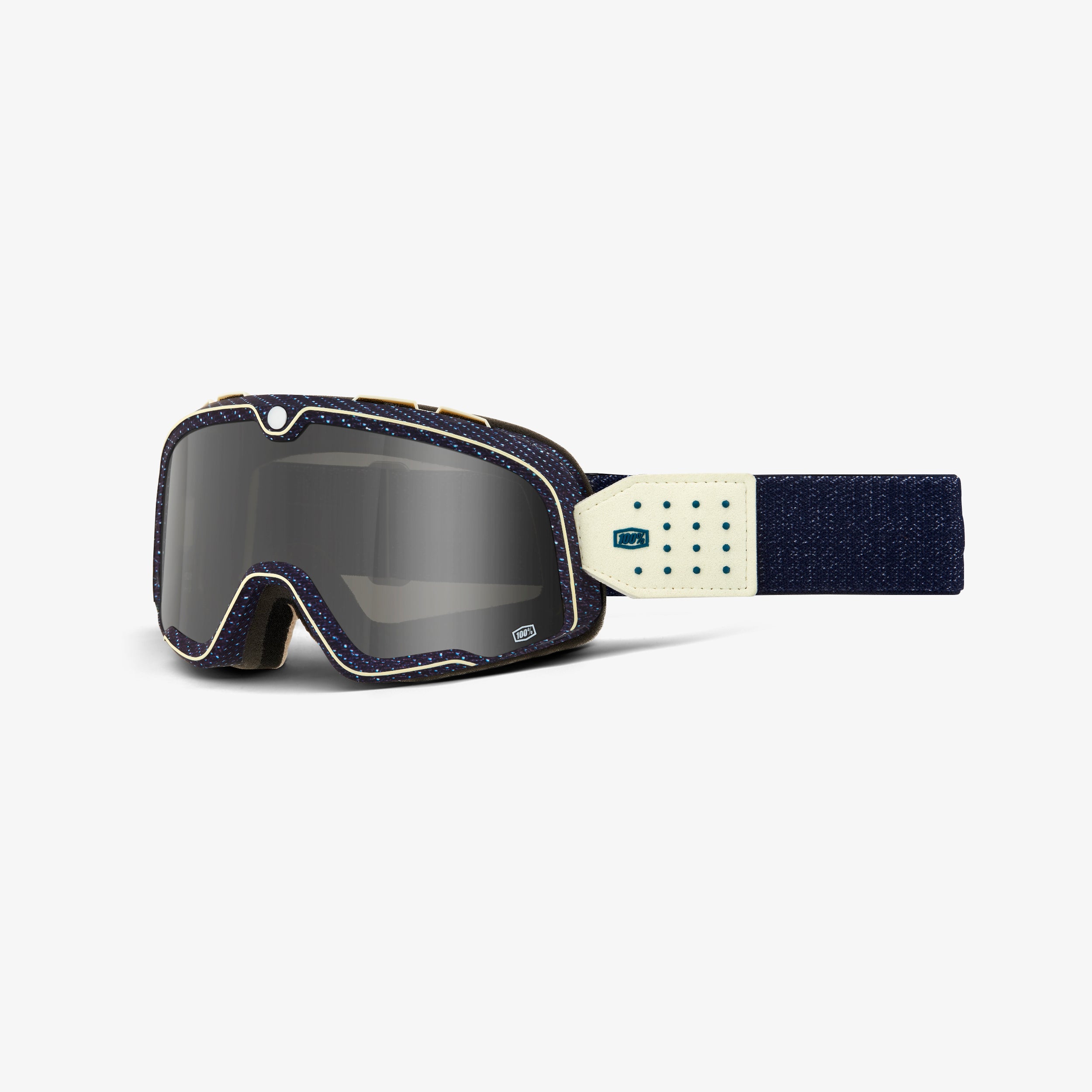 BARSTOW Goggle Denim - Dark Smoke Lens