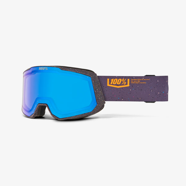 SNOWCRAFT XL HiPER Goggle Academia - Mirror Blue Flash Lens