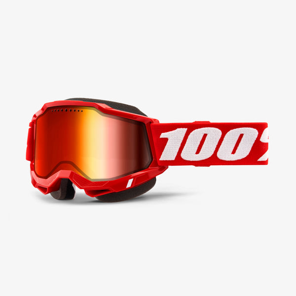 ACCURI 2 SNOWMOBILE Dual Pane Vented Goggle Red