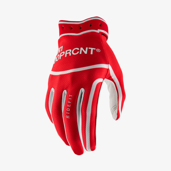 RIDEFIT Gloves White/Red