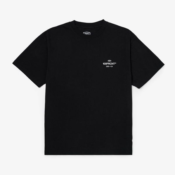 STAPLE Short Sleeve Oversized Tee Black