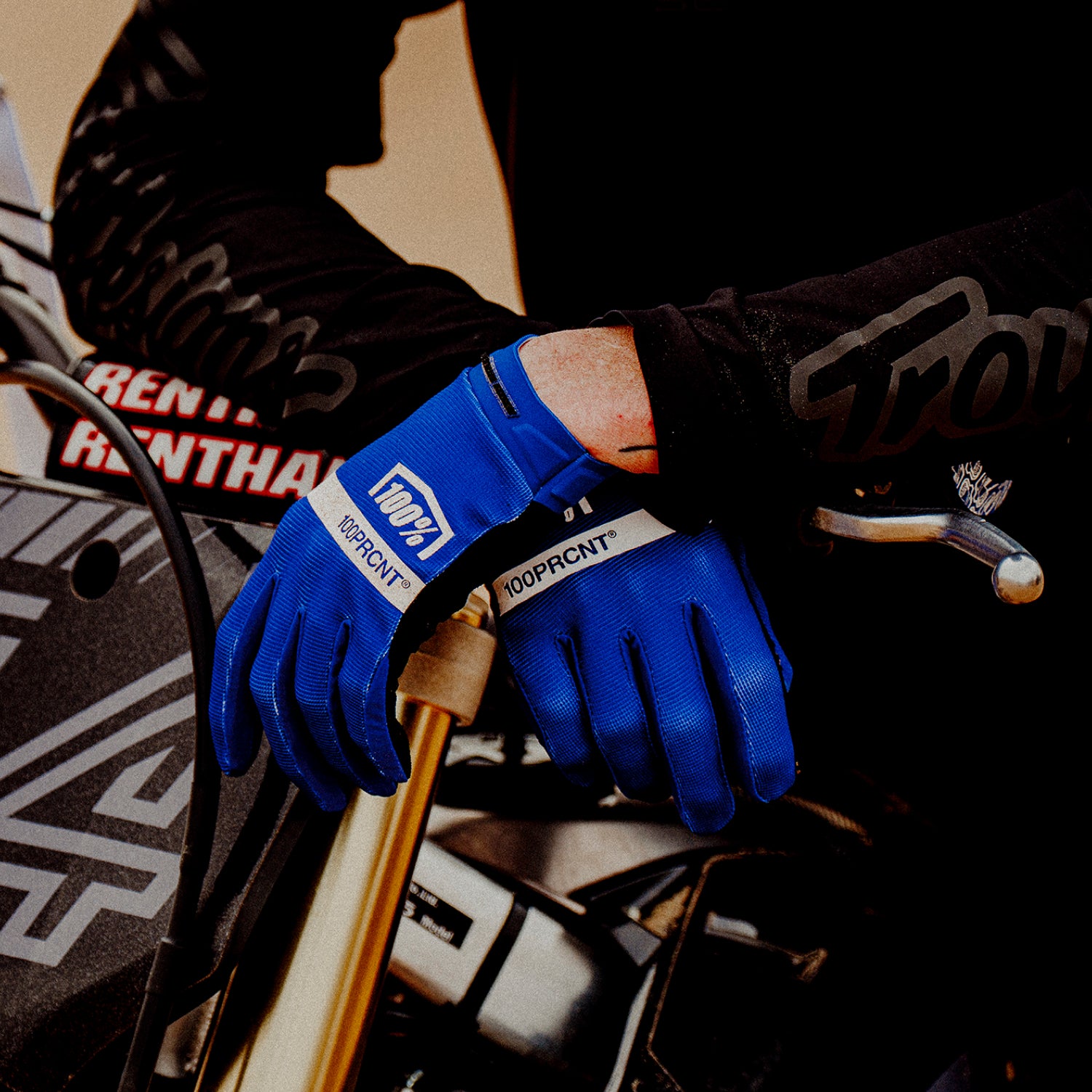 RIDECAMP Gloves Blue - Secondary