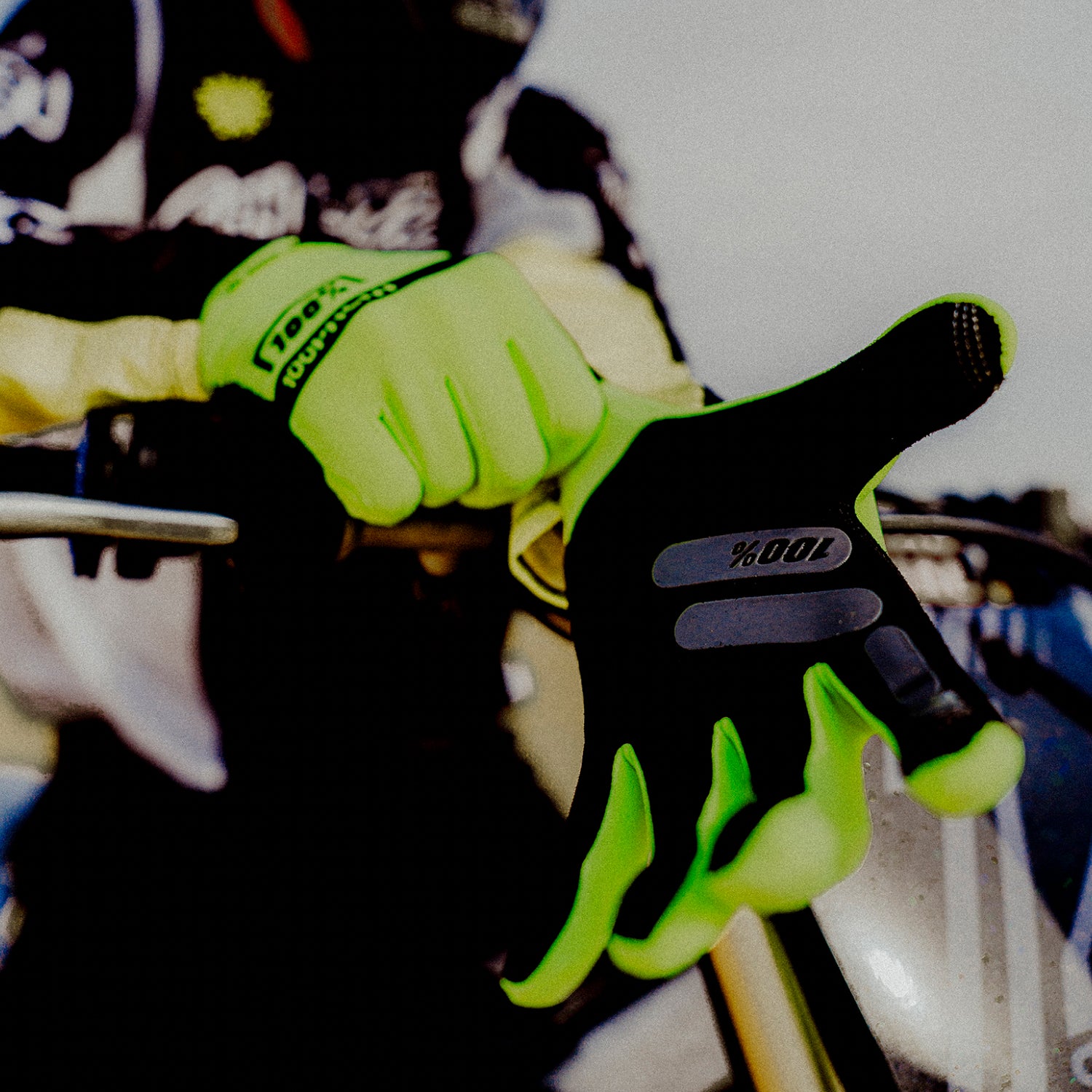 RIDECAMP Gloves Fluo Yellow - Secondary