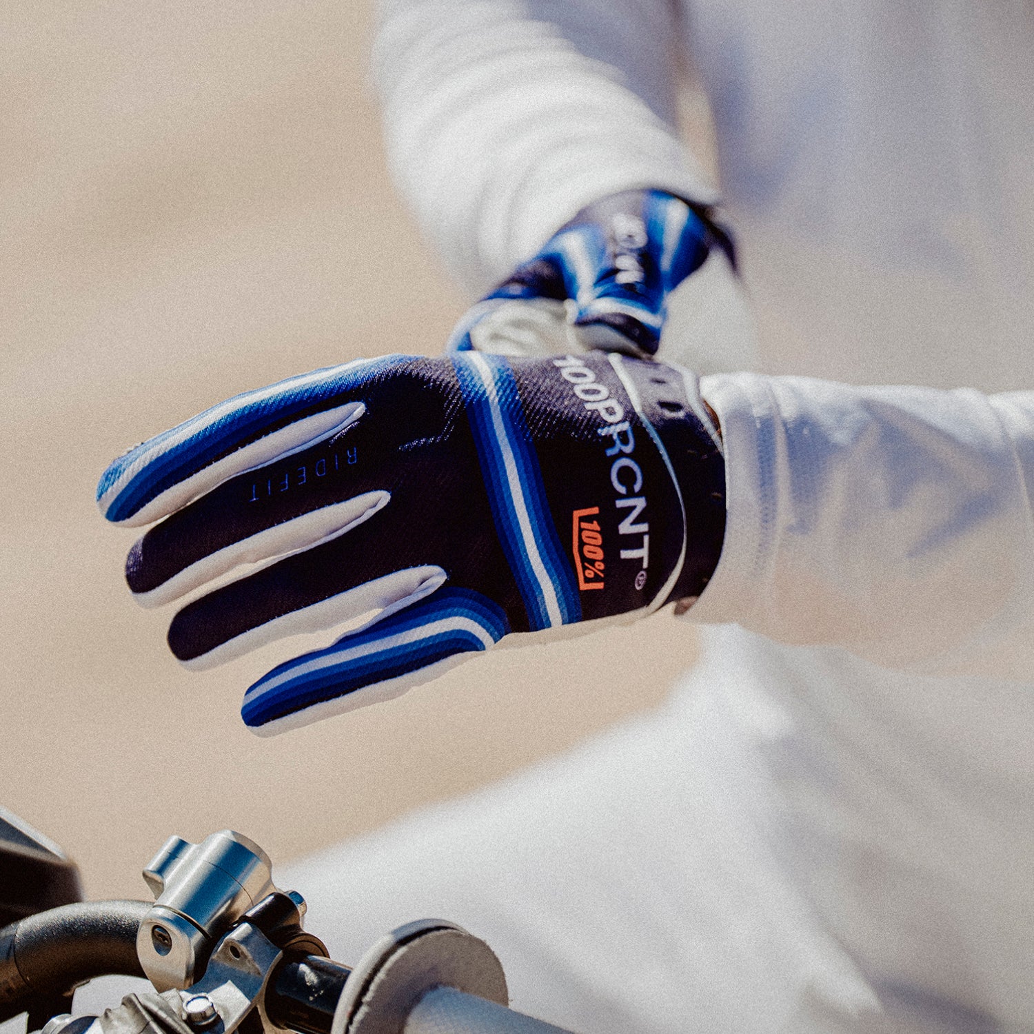 RIDEFIT Gloves Electric Blue - Secondary