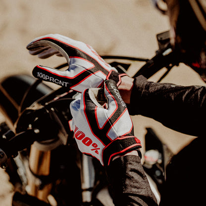 RIDEFIT Gloves White/Red/Black