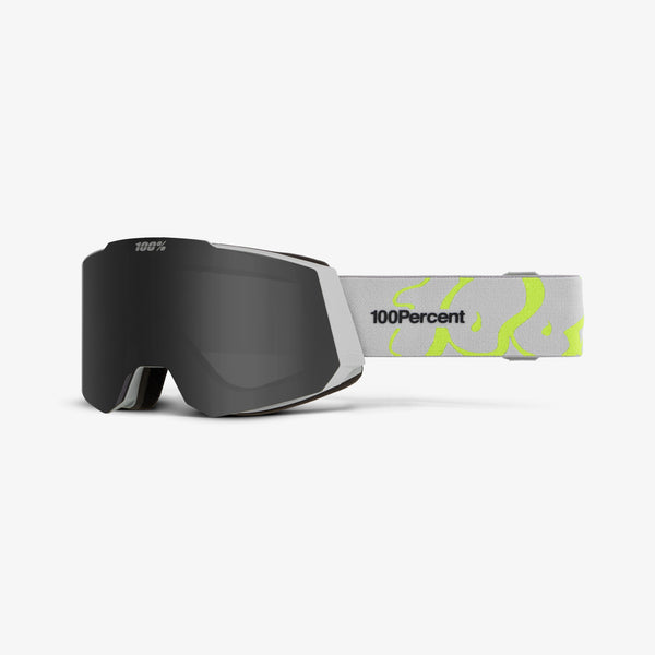 SNOWCRAFT Goggle Bubblygo Grey Aqua HiPER Black Mirror Lens