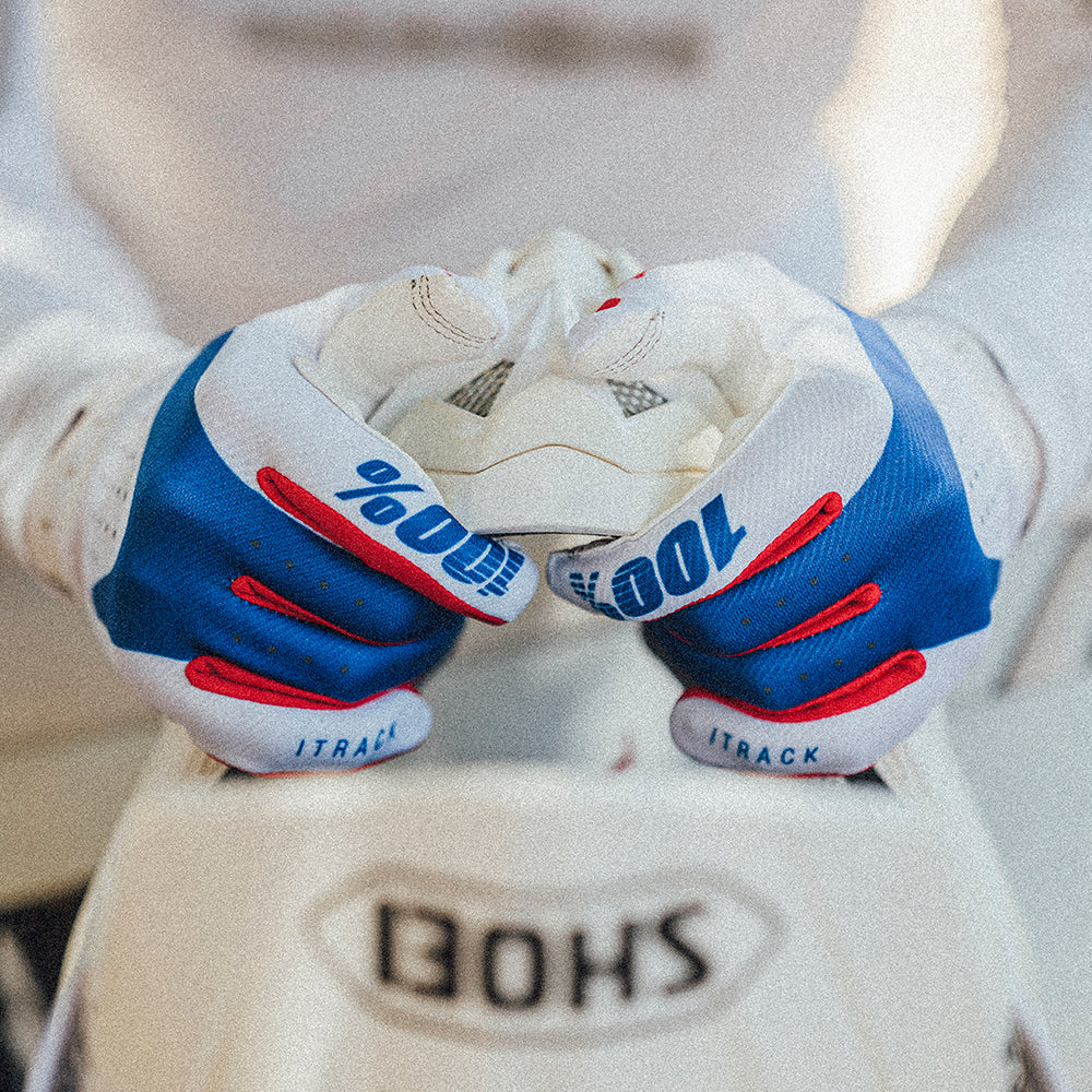 ITRACK Gloves Red/White/Blue