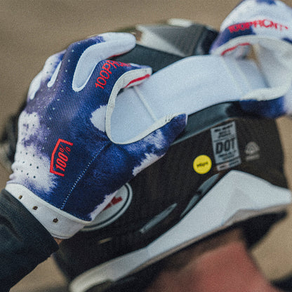 ITRACK Gloves Blue/White