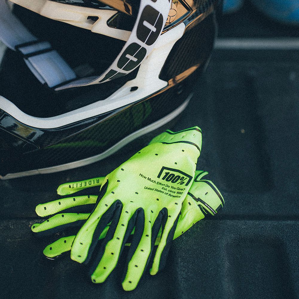 RIDEFIT Gloves Fluo Yellow