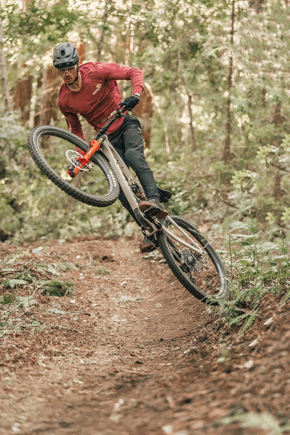 AIRMATIC Long Sleeve Jersey Cardinal