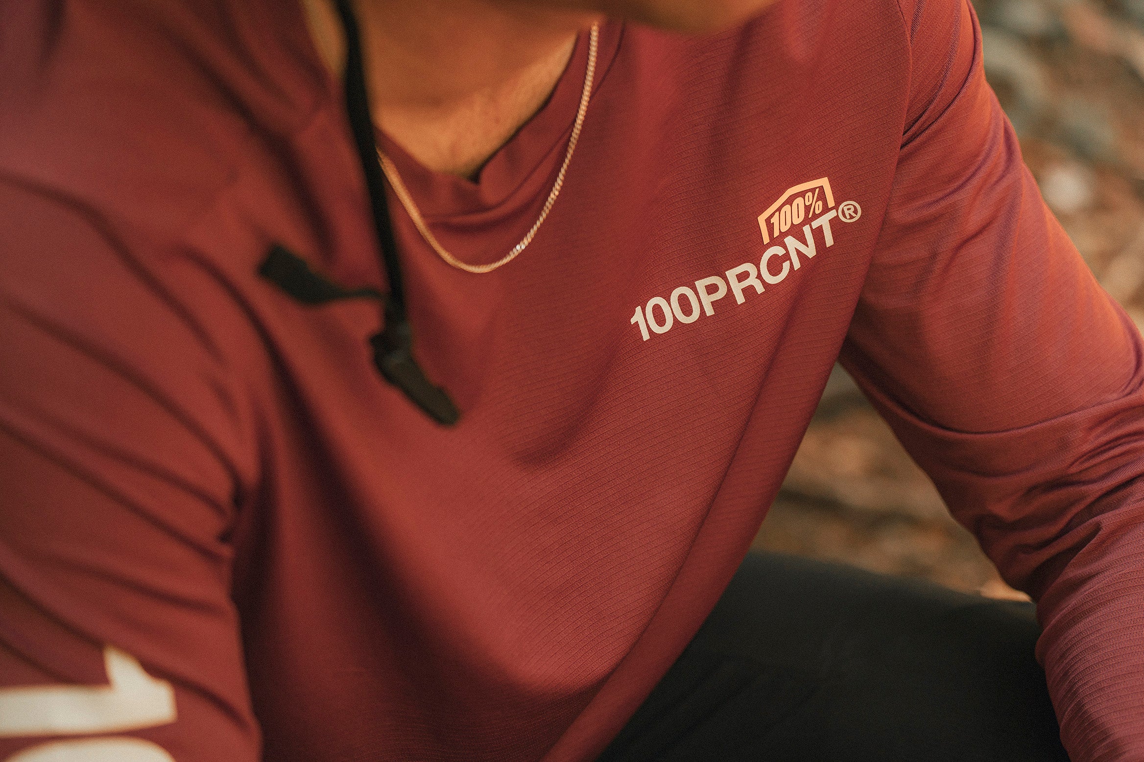 AIRMATIC Long Sleeve Jersey Cardinal