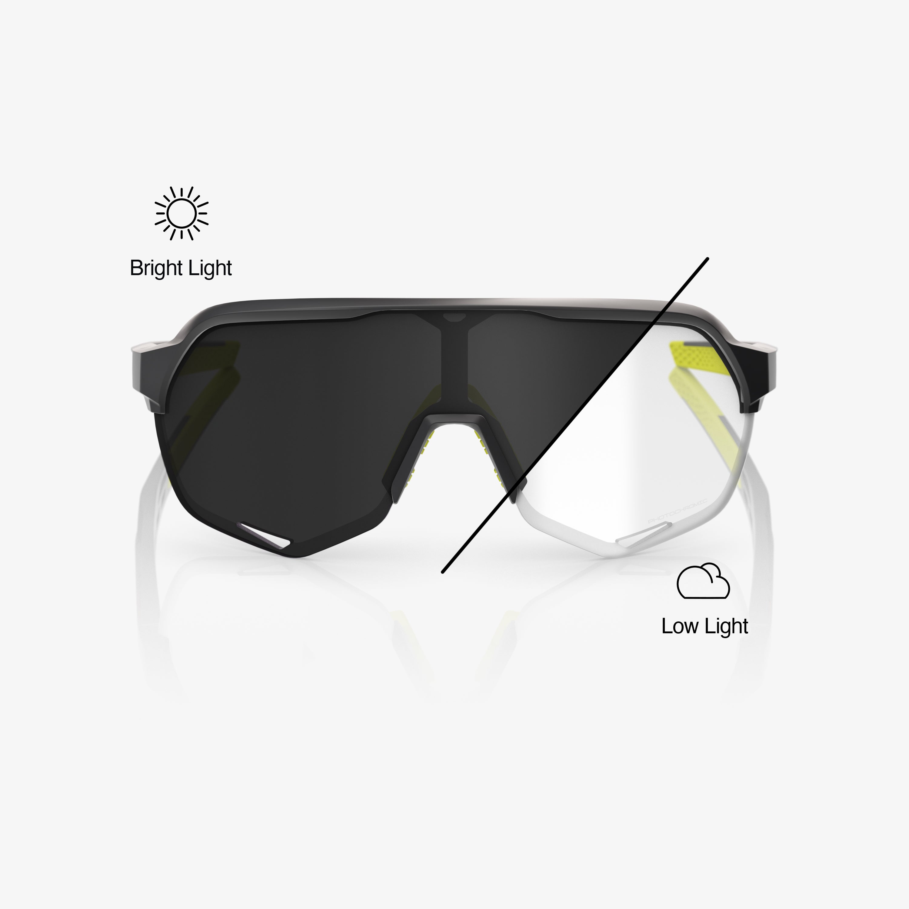 S2 - Soft Tact Cool Grey - Photochromic Lens - OS