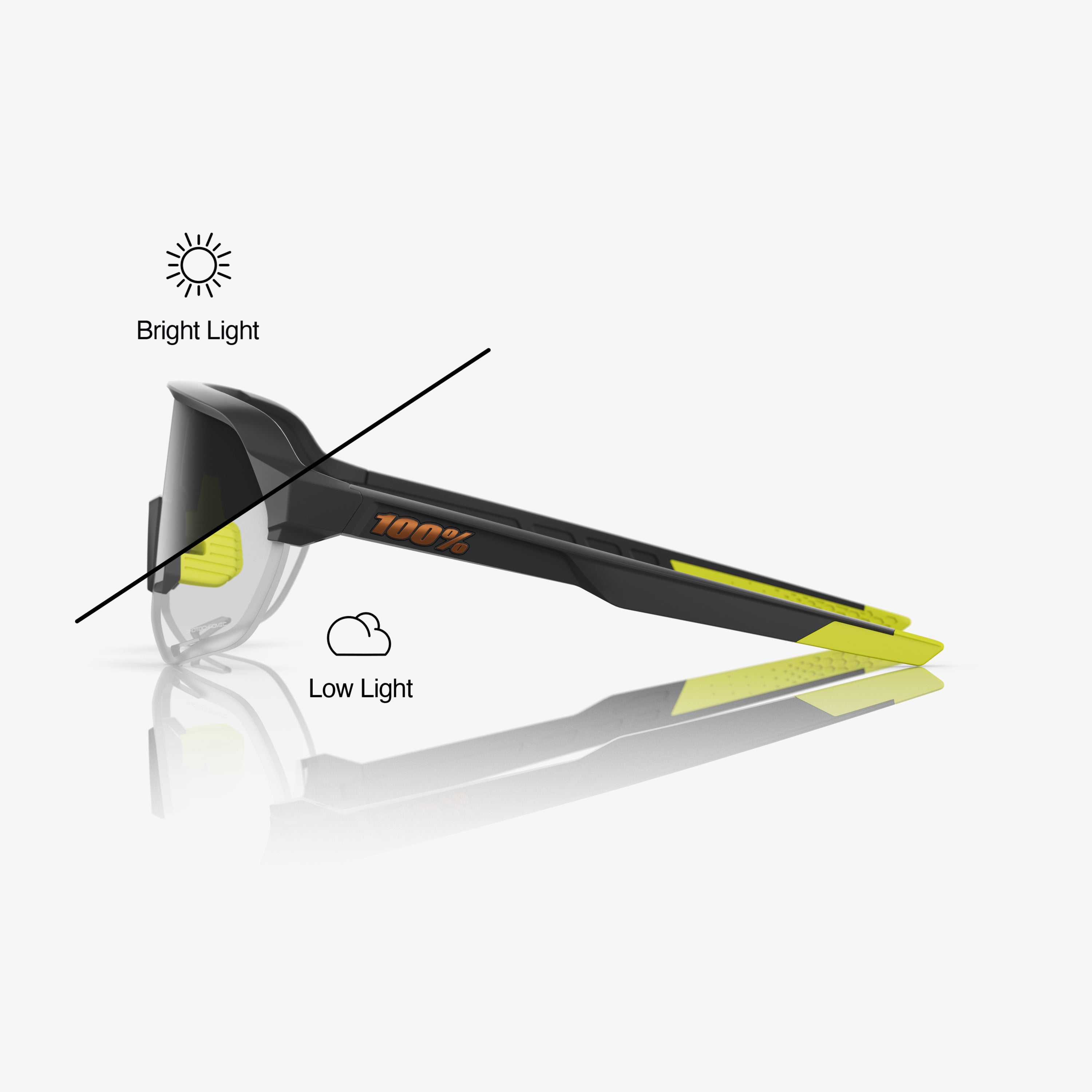 S2 - Soft Tact Cool Grey - Photochromic Lens - OS
