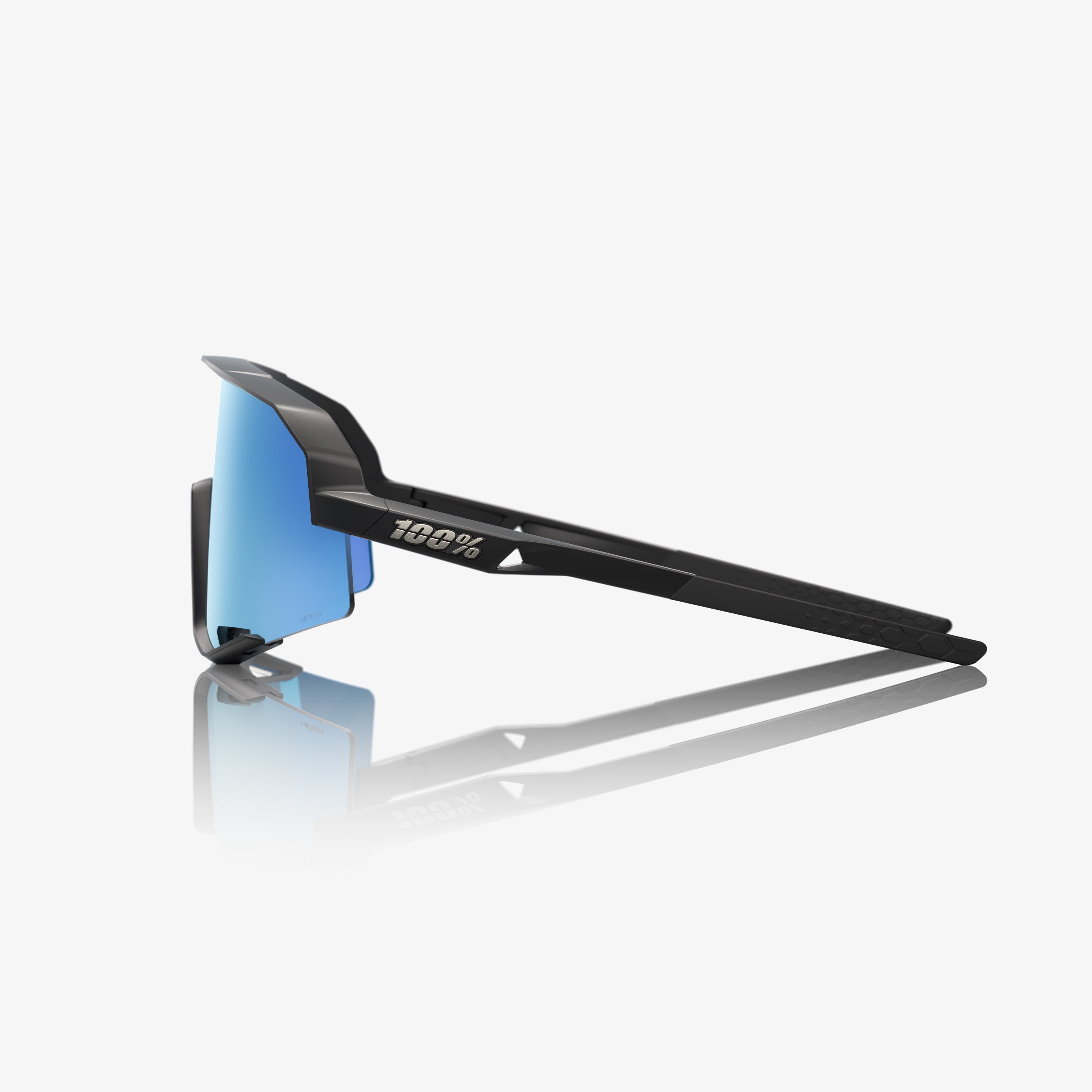 SLENDALE - Matte Black - HiPER Blue Multilayer Mirror