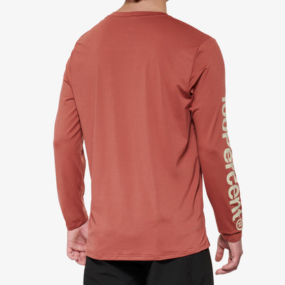 AIRMATIC Long Sleeve Jersey Cardinal