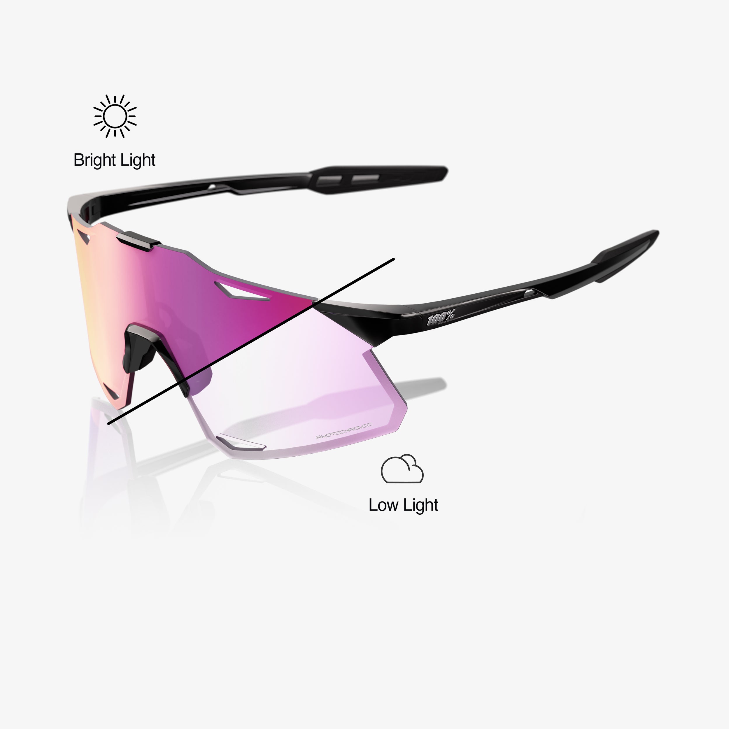 HYPERCRAFT® - Matte Stone Grey - HiPER® Silver Mirror Lens