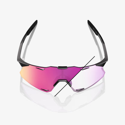 HYPERCRAFT - Gloss Black - Photochromic Purple Mirror