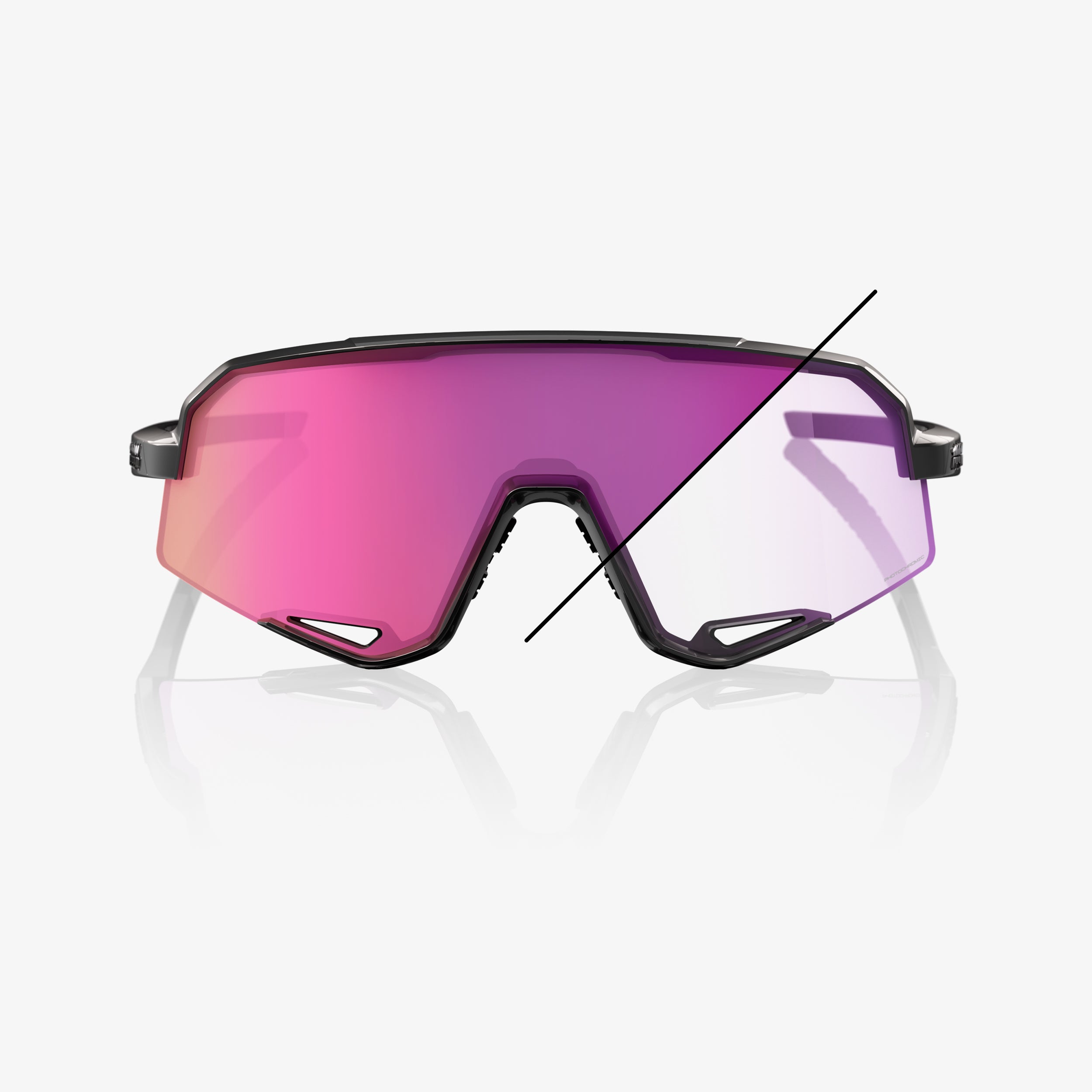 SLENDALE - Gloss Black - Photochromic Purple Mirror - Secondary