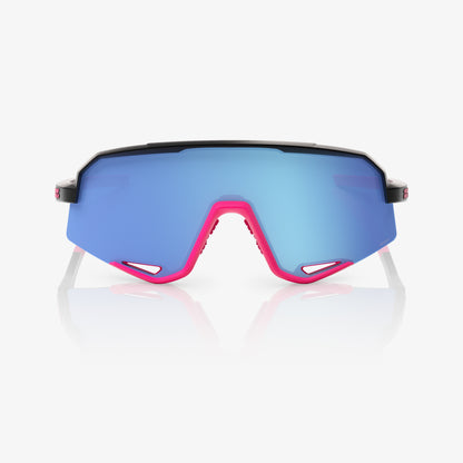 SLENDALE Matte Black/Pink HiPER Blue Mirror Lens