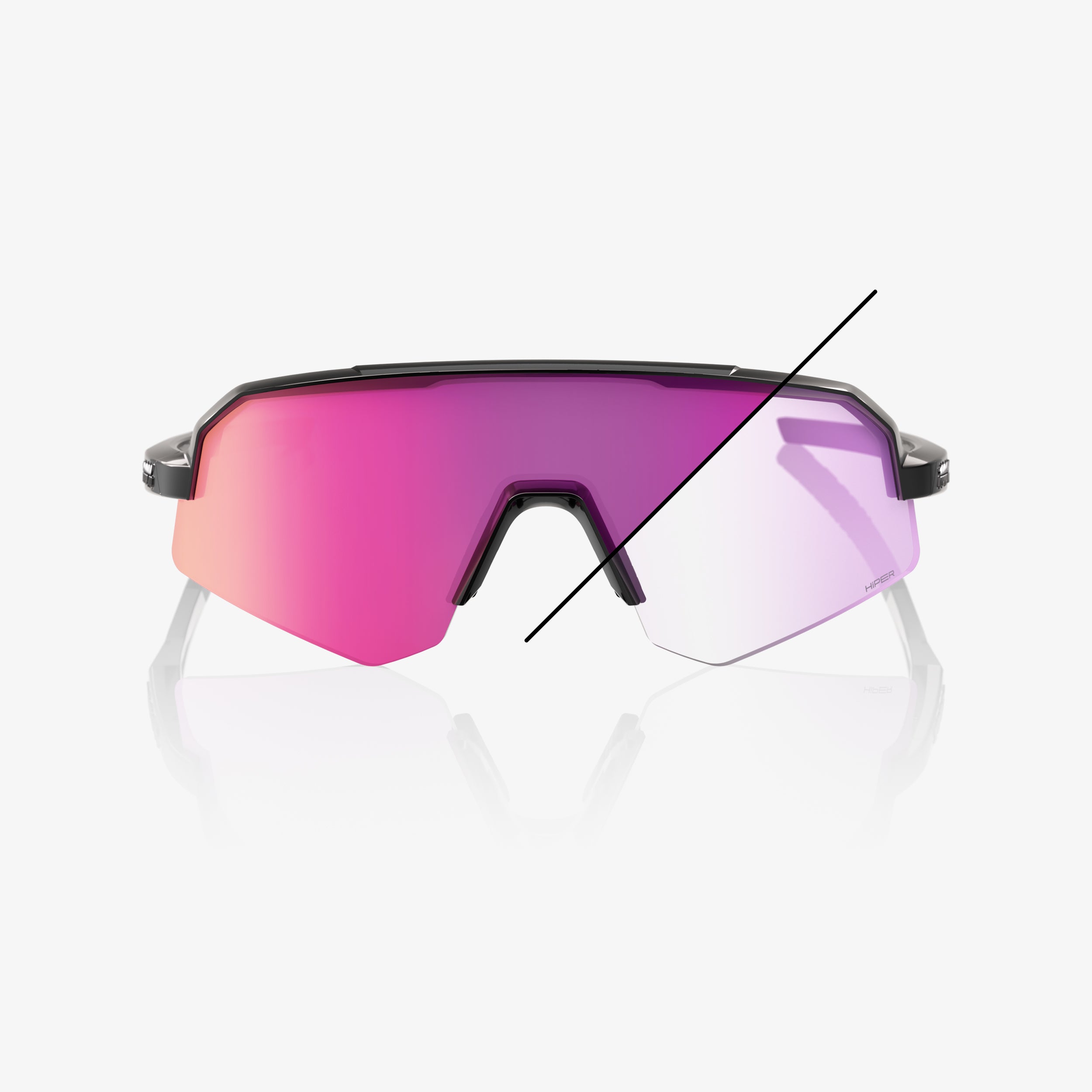 SLENDALE SL - Gloss Black - Photochromic Purple Mirror - Secondary