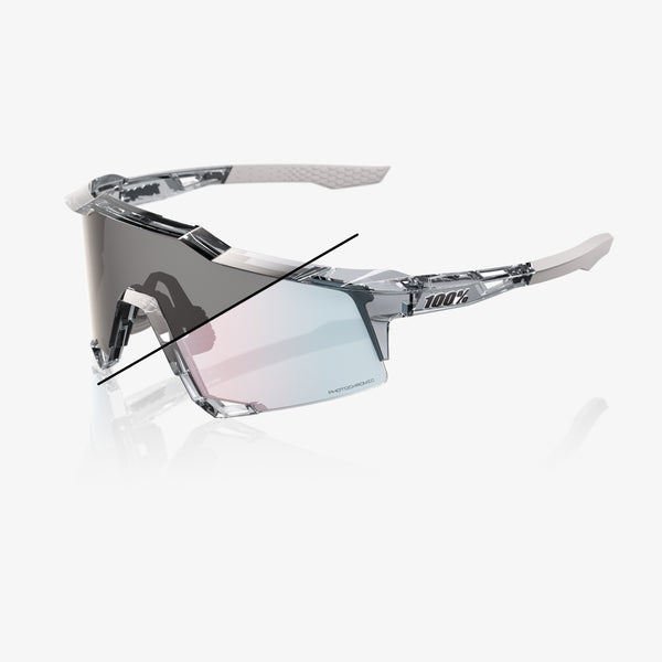 SPEEDCRAFT - Polished Translucent Grey - Rose Gold Mirror Photochromic Lens