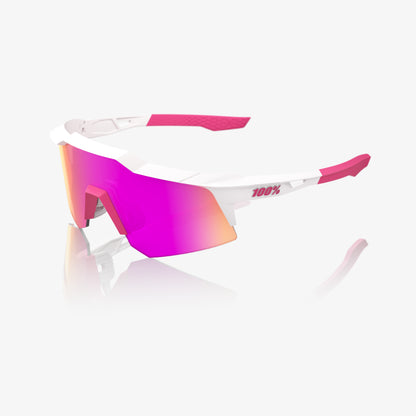 SPEEDCRAFT XS - Matte White/Pink - HiPER Vital Pink Mirror