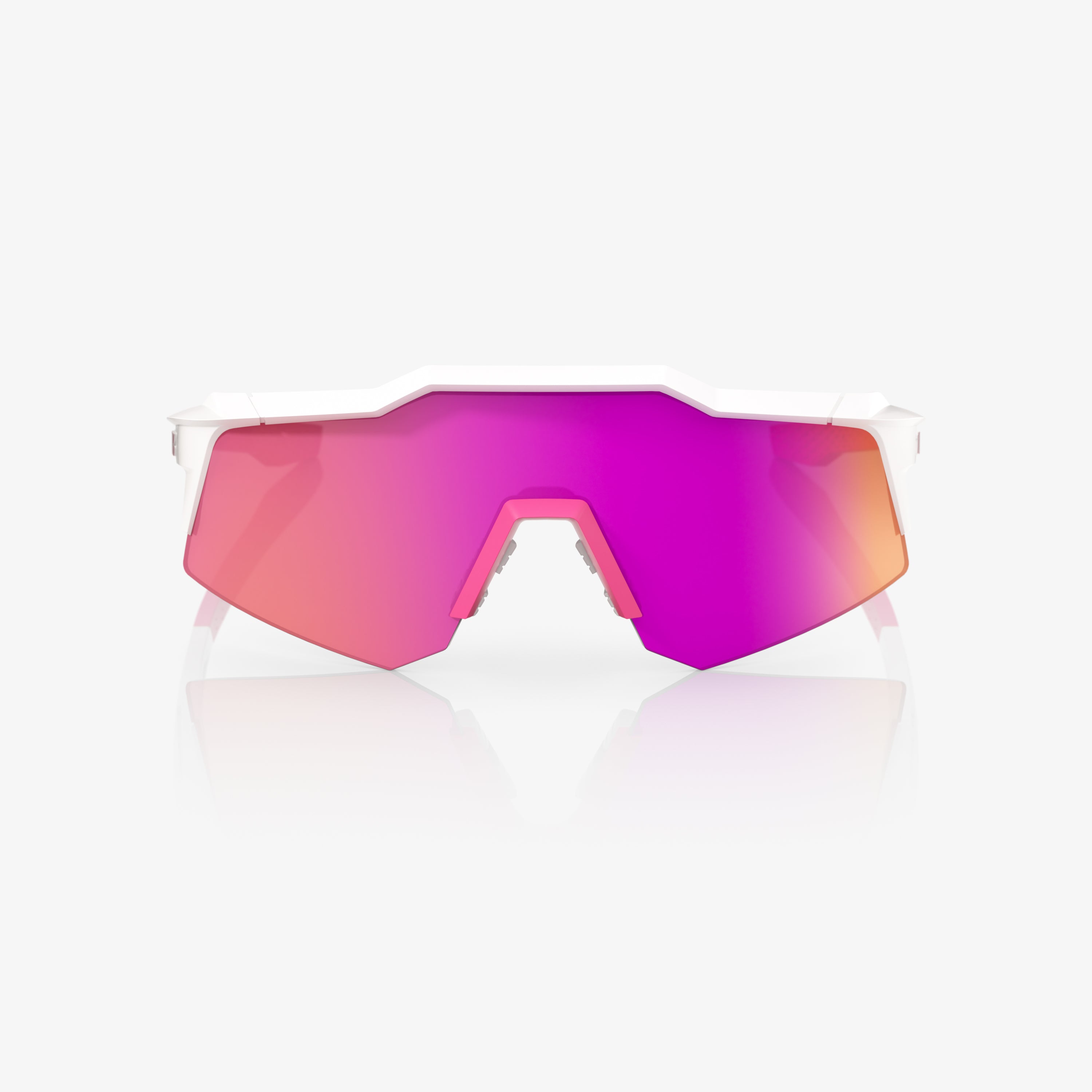 SPEEDCRAFT XS - Matte White/Pink - HiPER Vital Pink Mirror - Secondary