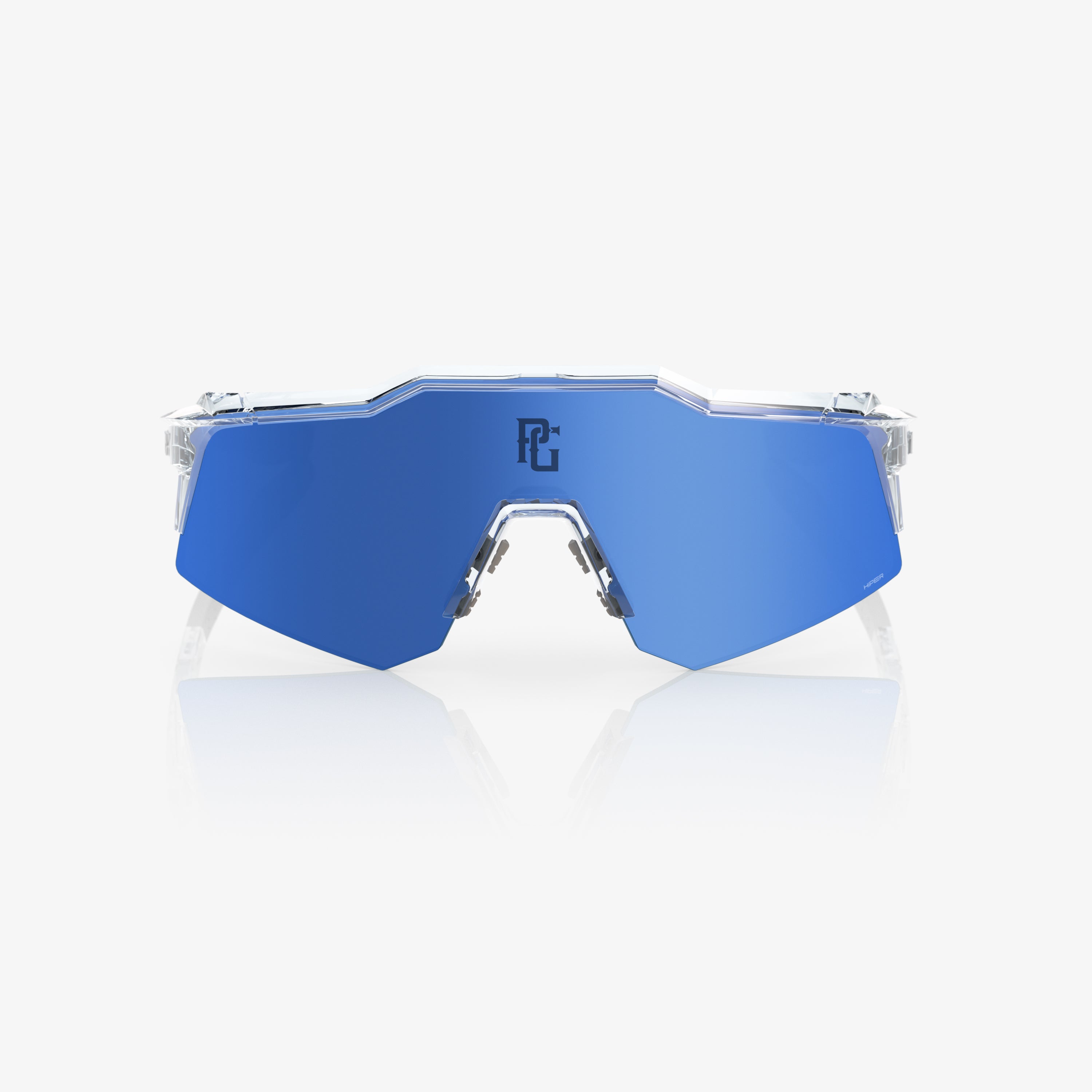 SPEEDCRAFT XS PG Polished Translucent Clear HiPER Blue Mirror Lens